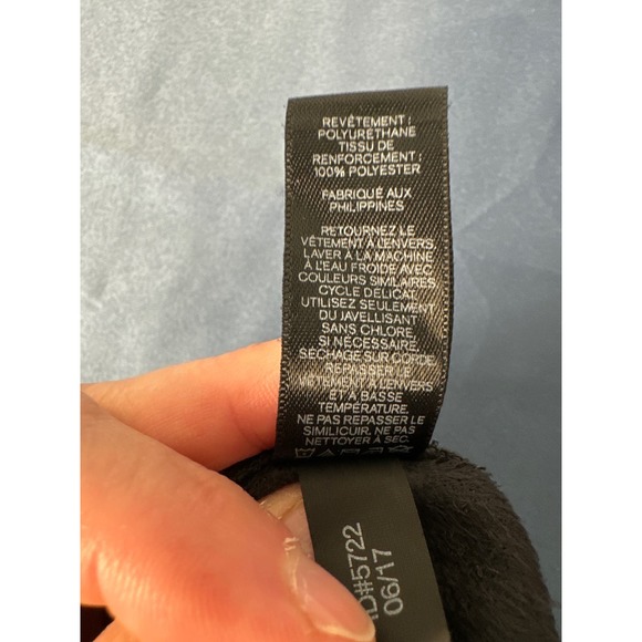 Express Size 4 Black Faux Leather Asymetrical Zip Front Mini Skirt - Picture 4 of 9